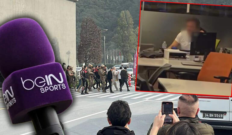 beIN Sports Binasına Oyuncak Silahlı Baskın… İşte İlk Görüntüler