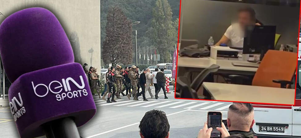 beIN Sports Binasına Oyuncak Silahlı Baskın… İşte İlk Görüntüler