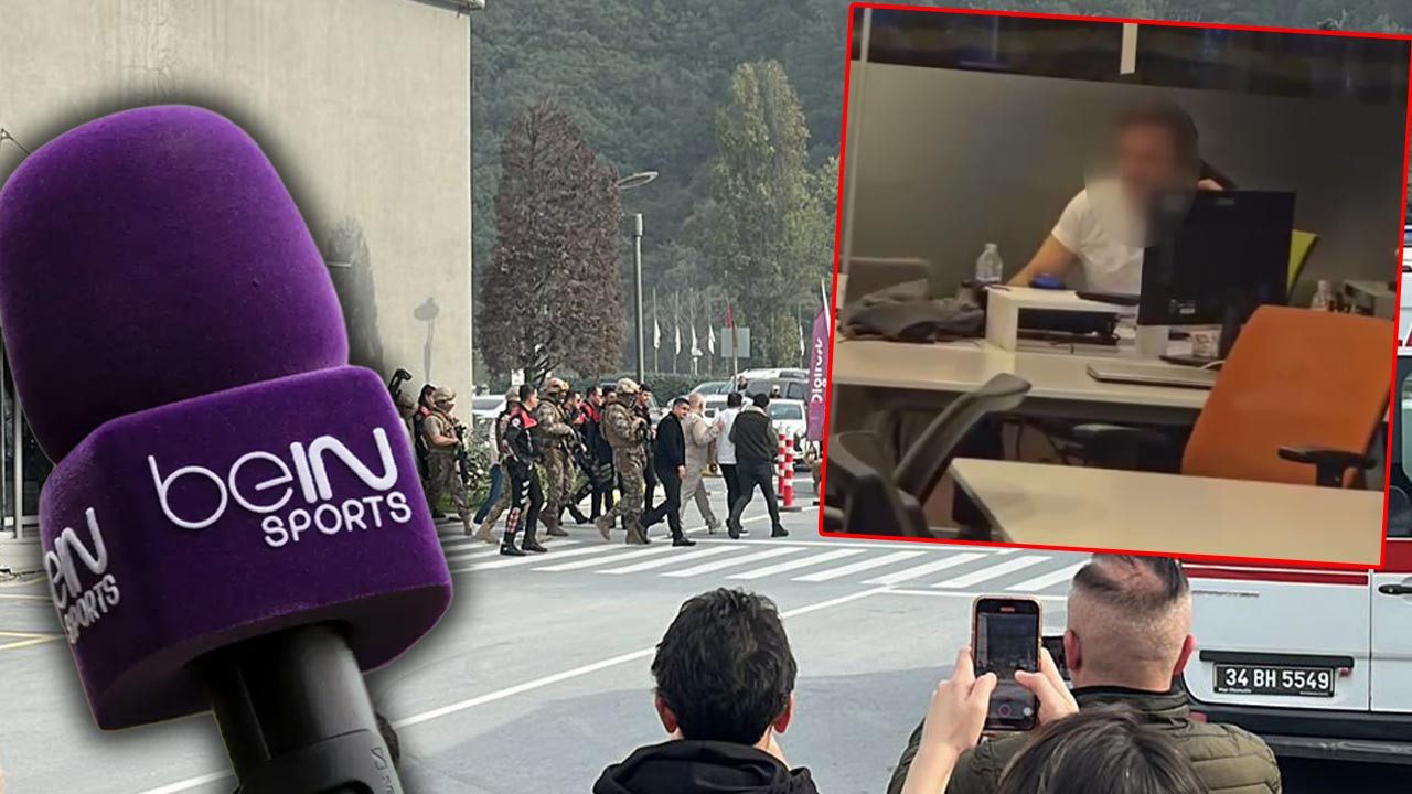 beIN Sports Binasına Oyuncak Silahlı Baskın… İşte İlk Görüntüler