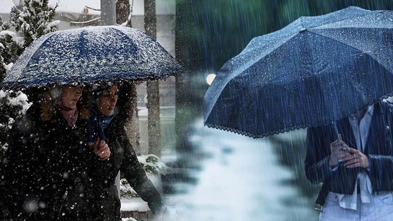 Birçok İl İçin Kritik Uyarı! Kar ve Sağanak Yağış Geliyor