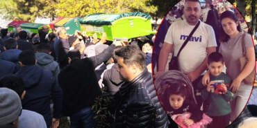 Çok Büyük Acı… Böcek Ailesinden Anne ve İki Çocuğu Yan Yana Defnedildi