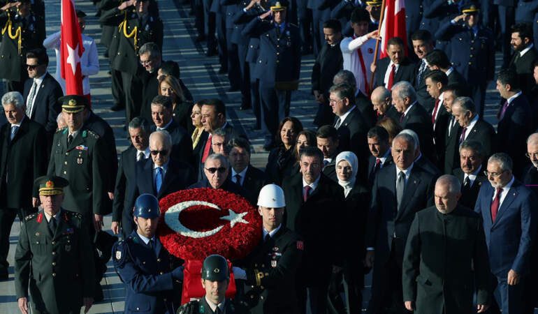 Atatürk’ün Vefatının 87. Yılı: Cumhurbaşkanı Erdoğan ve Devlet Erkanı Ata’nın Huzurunda