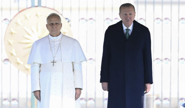 Papa 14. Leo Ankara’da! Cumhurbaşkanı Erdoğan Görüşme Sonrası Konuşuyor