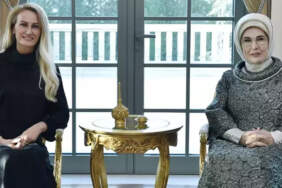 Emine Erdoğan, KKTC Cumhurbaşkanı’nın Eşi Nilden Bektaş Erhürman İle Görüştü