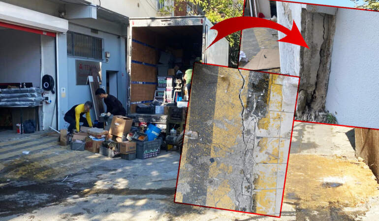 Gebze’nin Ardından Şimdi de Ataşehir! Kolonları Patladı, Zemin Kaydı