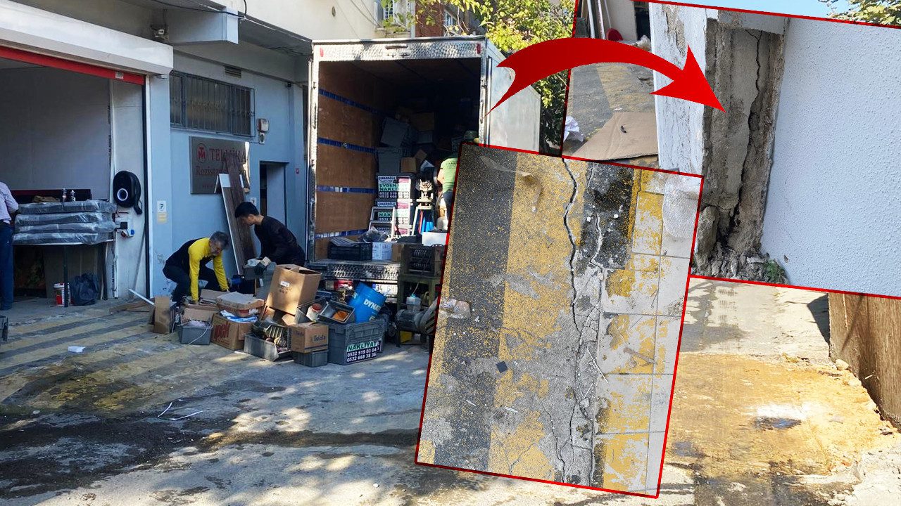 Gebze’nin Ardından Şimdi de Ataşehir! Kolonları Patladı, Zemin Kaydı