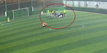 Halı Sahada Korku Dolu Anlar! Bir Anda Nefessiz Kaldı