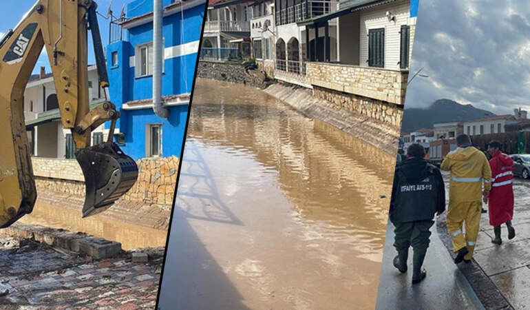 İzmir Yine Sular Altında: Foça ve Aliağa’yı Sağanak Vurdu! Cadde ve Sokaklar Göle Döndü