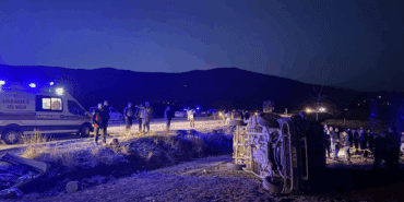 Kahramanmaraş’ta Feci Kaza! İşçi Servisi Devrildi… 2 Ölü, 7 Yaralı