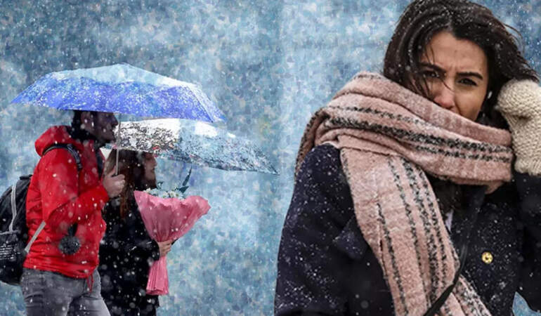 Kar ve Sağanak Geliyor! Meteoroloji Uyardı: Hava Fena Sertleşecek