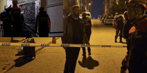 Kartal’da Panik Anları! Kolonlar Çatladı, Bina Mühürlendi