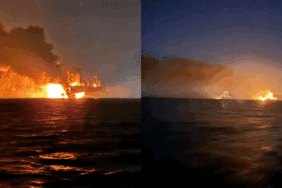 Kocaeli Açıklarında Alarm! 2 Tanker Gemisinde Patlama