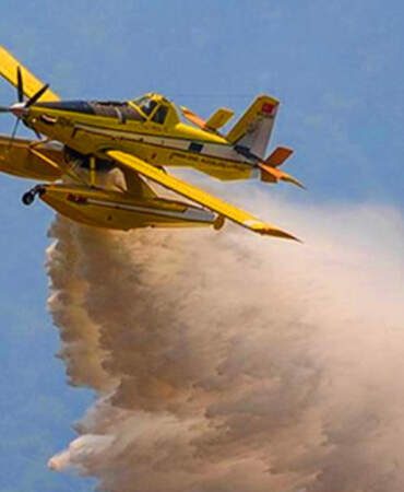 Orman Genel Müdürlüğü’ne Ait Uçak Düştü! Pilot Şehit Oldu