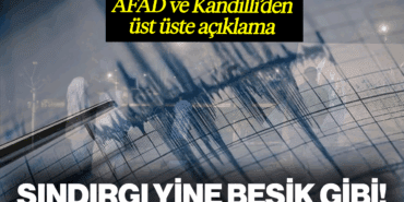 Sındırgı Yine Beşik Gibi! AFAD ve Kandili’den Açıklama Geldi
