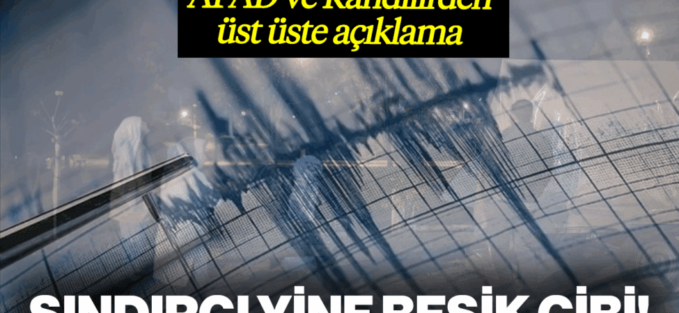 Sındırgı Yine Beşik Gibi! AFAD ve Kandili’den Açıklama Geldi