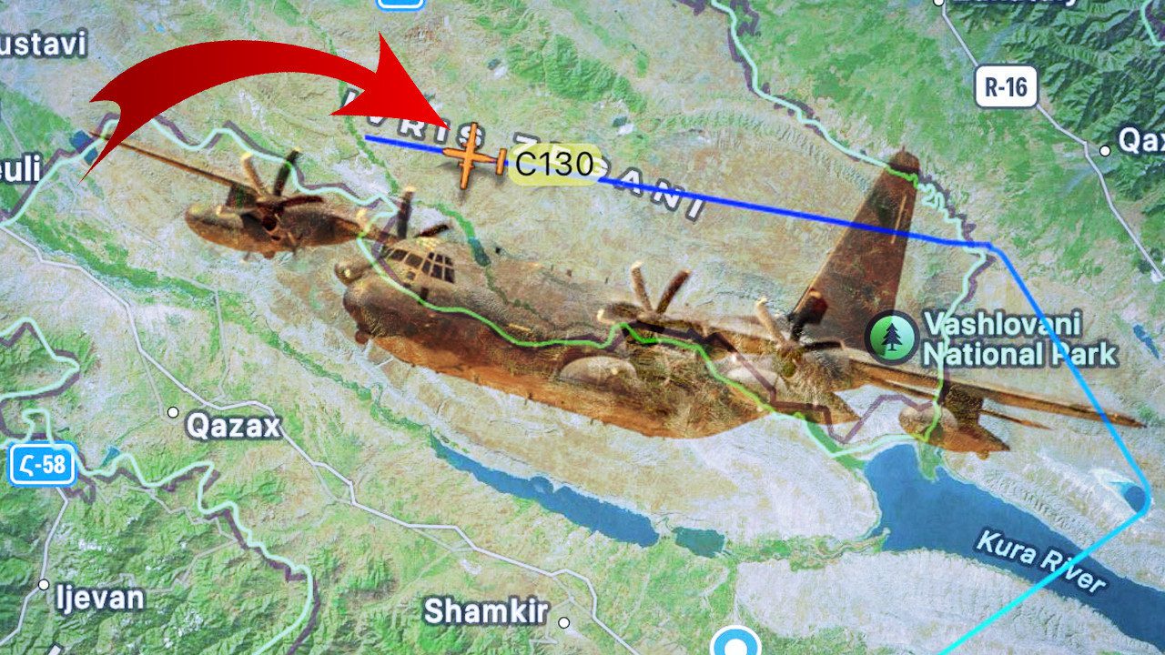 MSB’ye Ait Askeri Kargo Uçağı Gürcistan’da Düştü! Enkaza Ulaşıldı