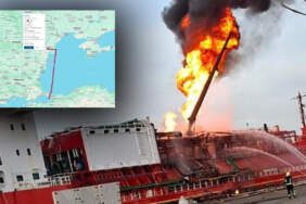 Ukrayna’da Sıvılaştırılmış Gaz Taşıyan Türk Gemisi Vuruldu