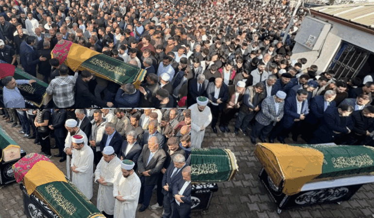 Yangın Faciasında Hayatını Kaybedenlere Veda… Gözyaşları Sel Oldu
