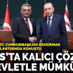 Erdoğan: Kıbrıs’ta kalıcı çözüm iki devletle mümkün