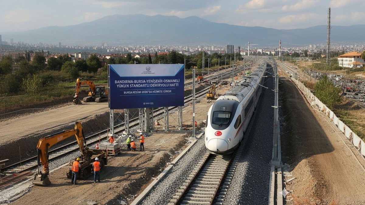 Bursa hızlı tren hattı ne zaman açılıyor? Bandırma-Osmaneli hızlı tren projesinde son durum ne?