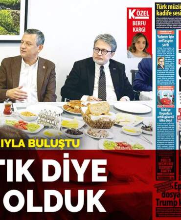 CHP lideri Özel Karar yazarlarıyla buluştu: Çalıştık diye hedef olduk