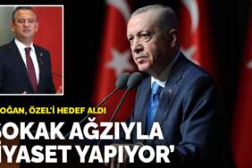 Erdoğan, Özel’i hedef aldı: Sokak ağzıyla siyaset yapıyor