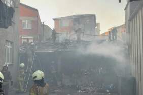 Ümraniye’de iş yeri deposunda yangın