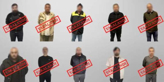 Kırmızı bültenle aranan 10 kişi Türkiye’ye getirildi
