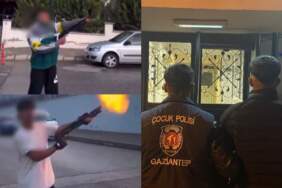 Gaziantep’te şok eden görüntüler! 3 çocuk pompalı tüfekle rastgele ateş açtılar