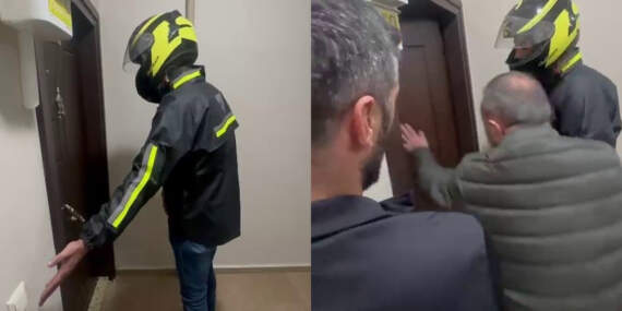 77 yıl hapis cezasıyla aranan firariyi polis ‘yemek siparişi getirdim’ diyerek yakaladı