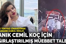 Ayşe Tokyaz cinayetinde iddianame kabul edildi: Sanık Cemil Koç için ağırlaştırılmış müebbet talebi