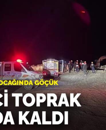 Sivas’ta maden ocağında göçük: Bir işçi toprak altında kaldı