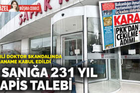 Menli doktor skandalında iddianame kabul edildi: 7 sanığa 231 yıl hapis talebi