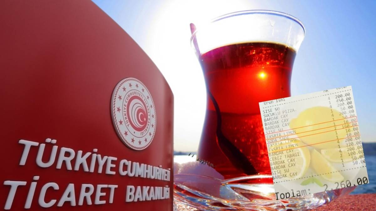 Çayın yanına limon getirdiler 10 TL fiyat farkı aldılar! Bakanlık acımadı: 37.000 TL ceza kesildi