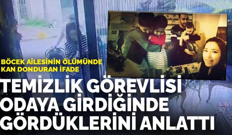 Böcek ailesinin ölümünde kan donduran ifade: Temizlik görevlisi odaya girdiğinde gördüklerini anlattı
