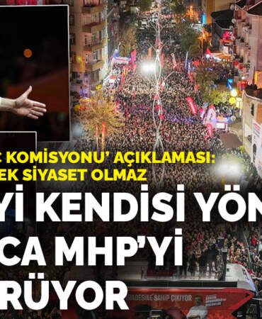 Özel, Sultangazi mitinginde konuştu: Erdoğan her şeyi kendisi yönetiyor ama sıkışınca MHP’yi öne sürüyor