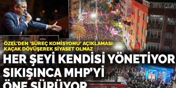 Özel, Sultangazi mitinginde konuştu: Erdoğan her şeyi kendisi yönetiyor ama sıkışınca MHP’yi öne sürüyor