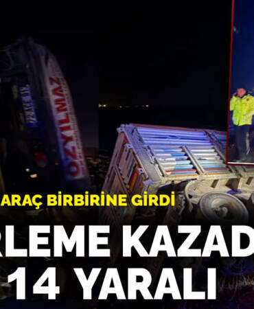 Diyarbakır’da 5 araç birbirine girdi: zincirleme kazada 3 ölü, 14 yaralı