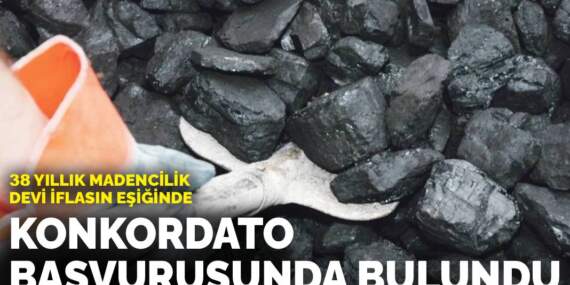 38 yıllık madencilik devi iflasın eşiğinde: Konkordato başvurusunda bulundu