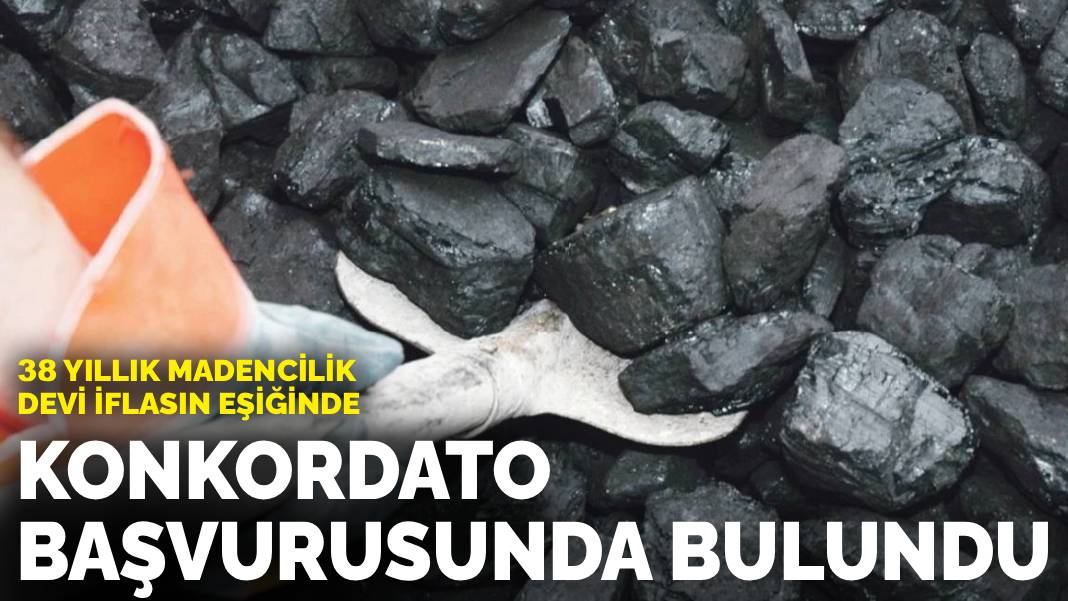 38 yıllık madencilik devi iflasın eşiğinde: Konkordato başvurusunda bulundu