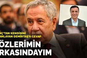 Arınç’tan kendisini yalanlayan Demirtaş’a cevap: Sözlerimin arkasındayım