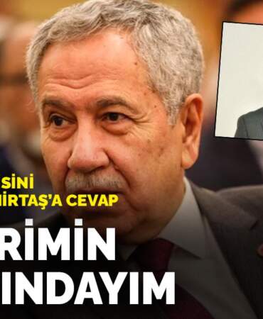 Arınç’tan kendisini yalanlayan Demirtaş’a cevap: Sözlerimin arkasındayım