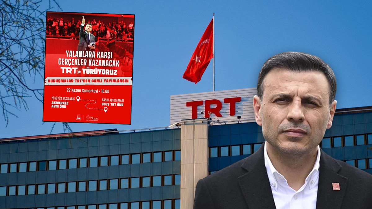 Özgür Çelik duyurdu: CHP, TRT binasına yürüyecek