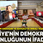 DEM Parti’den Erdoğan ve Bahçeli’ye İmralı teşekkürü: Türkiye’nin demokratik olgunluğunun ifadesi