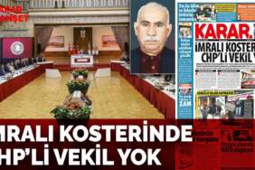 İmralı kosterinde CHP’li vekil yok