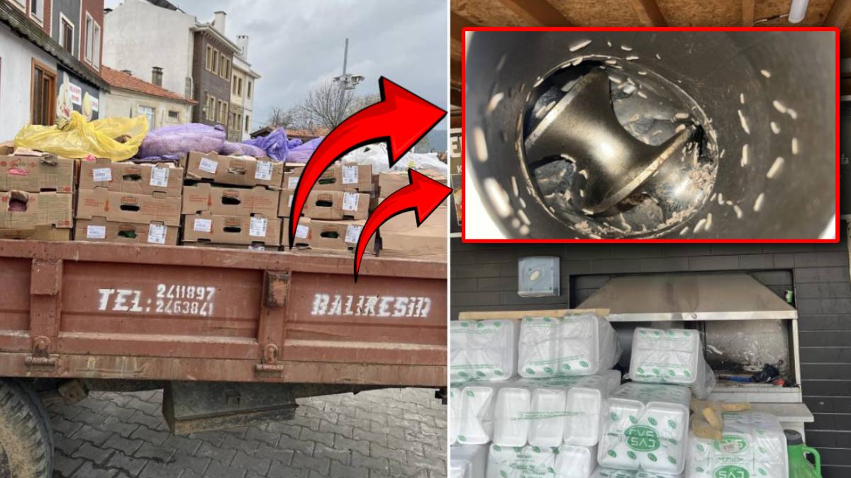 Mide bulandıran manzara! Kıyma makinesinden kurt çıkan işletme mühürlendi