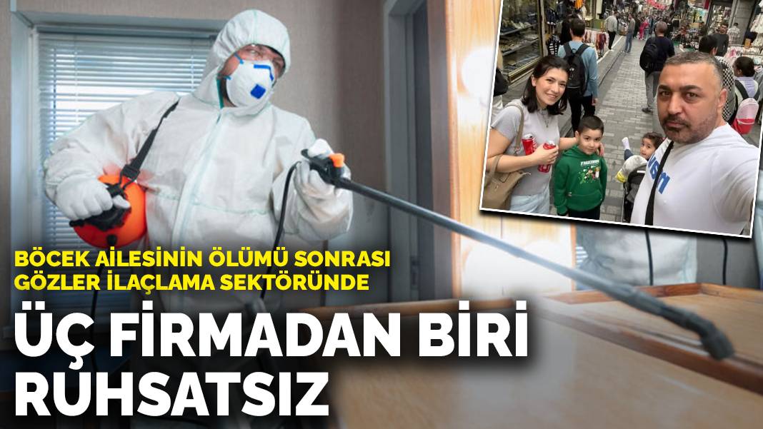 Böcek ailesinin ölümü sonrası gözler ilaçlama sektöründe: 2 milyarlık kaçak pazarda her üç firmadan biri ruhsatsız
