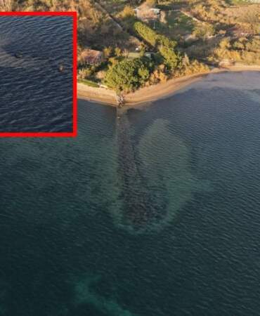 Deniz çekildi, tarihi sırlar ortaya çıktı! Sular altında kalan antik liman işte böyle görüldü