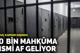 50 bin mahkûma kısmi af geliyor: İki suç kapsam dışında
