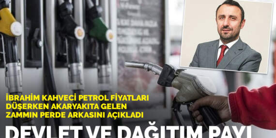İbrahim Kahveci petrol fiyatları düşerken akaryakıta gelen zammın perde arkasını açıkladı: Devlet ve dağıtım payı